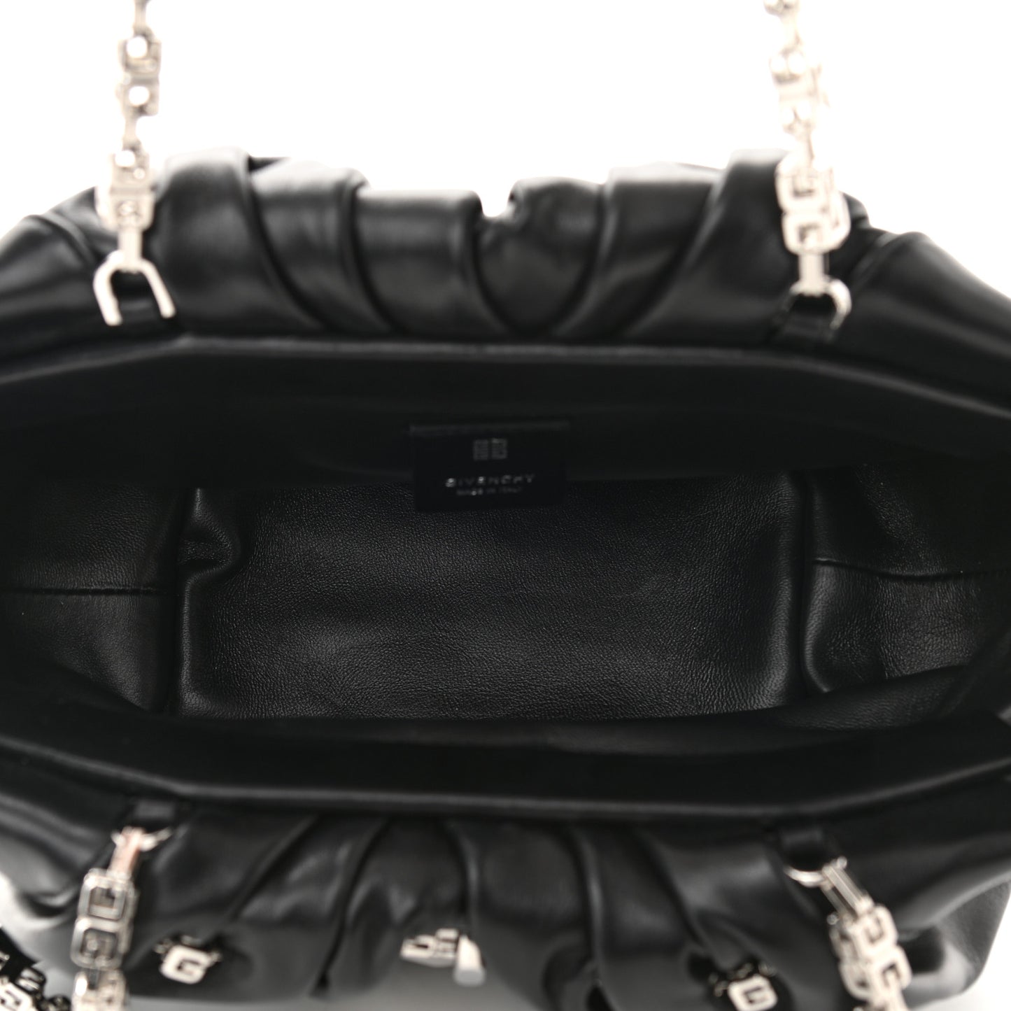 Calfskin Kenny Shoulder Bag Black