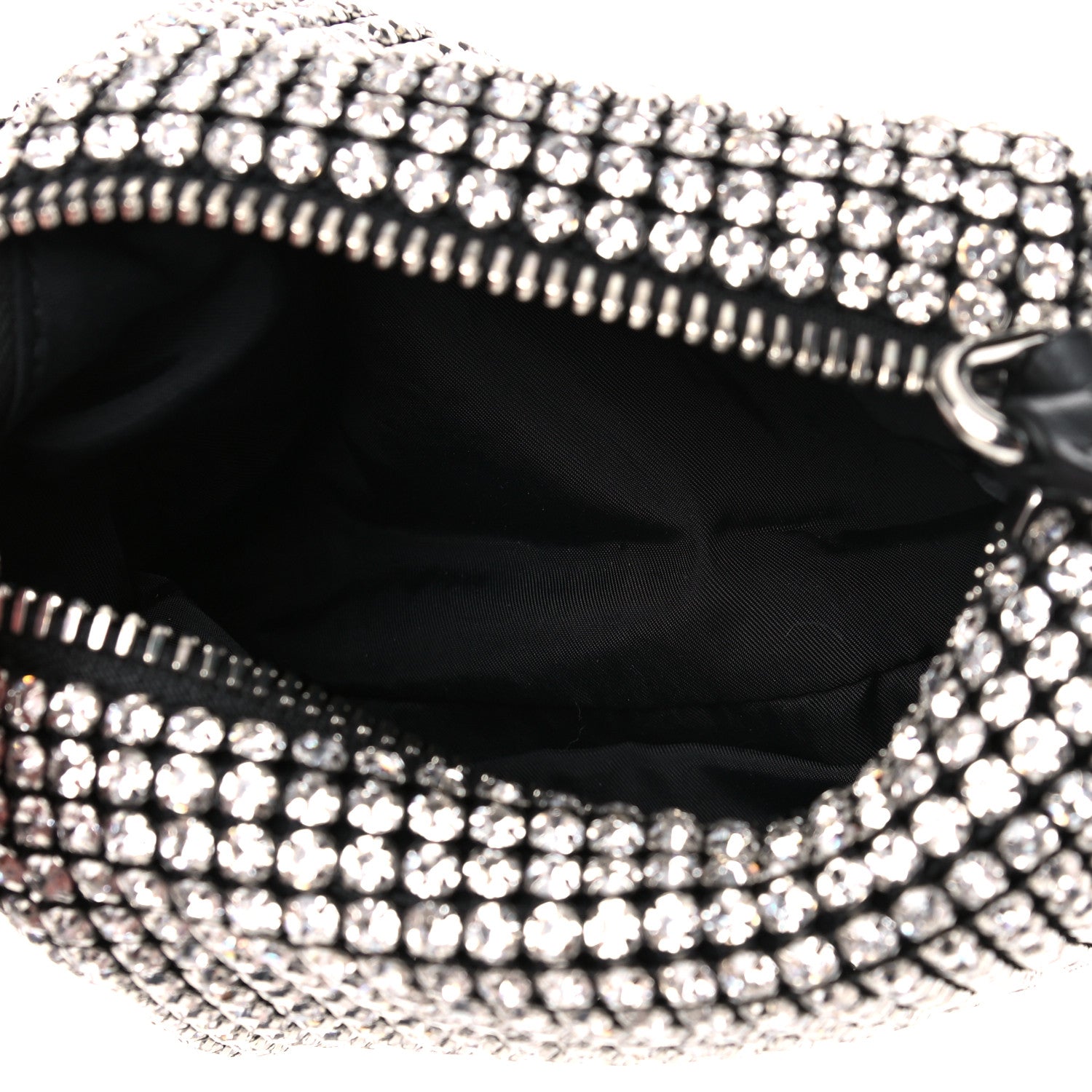 Alexander Wang Mesh Crystal Wanglock Fortune Cookie Bag Black 5 of 8