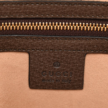 Gucci GG Supreme Monogram Web Medium Ophidia Boston Brown 6 of 9
