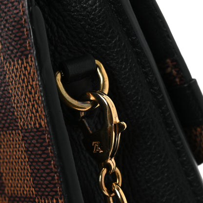 Louis Vuitton Damier Ebene Vavin Chain Wallet Black 11 of 12