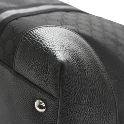 Gucci Nylon Monogram XL Duffle Bag Black 10 of 12
