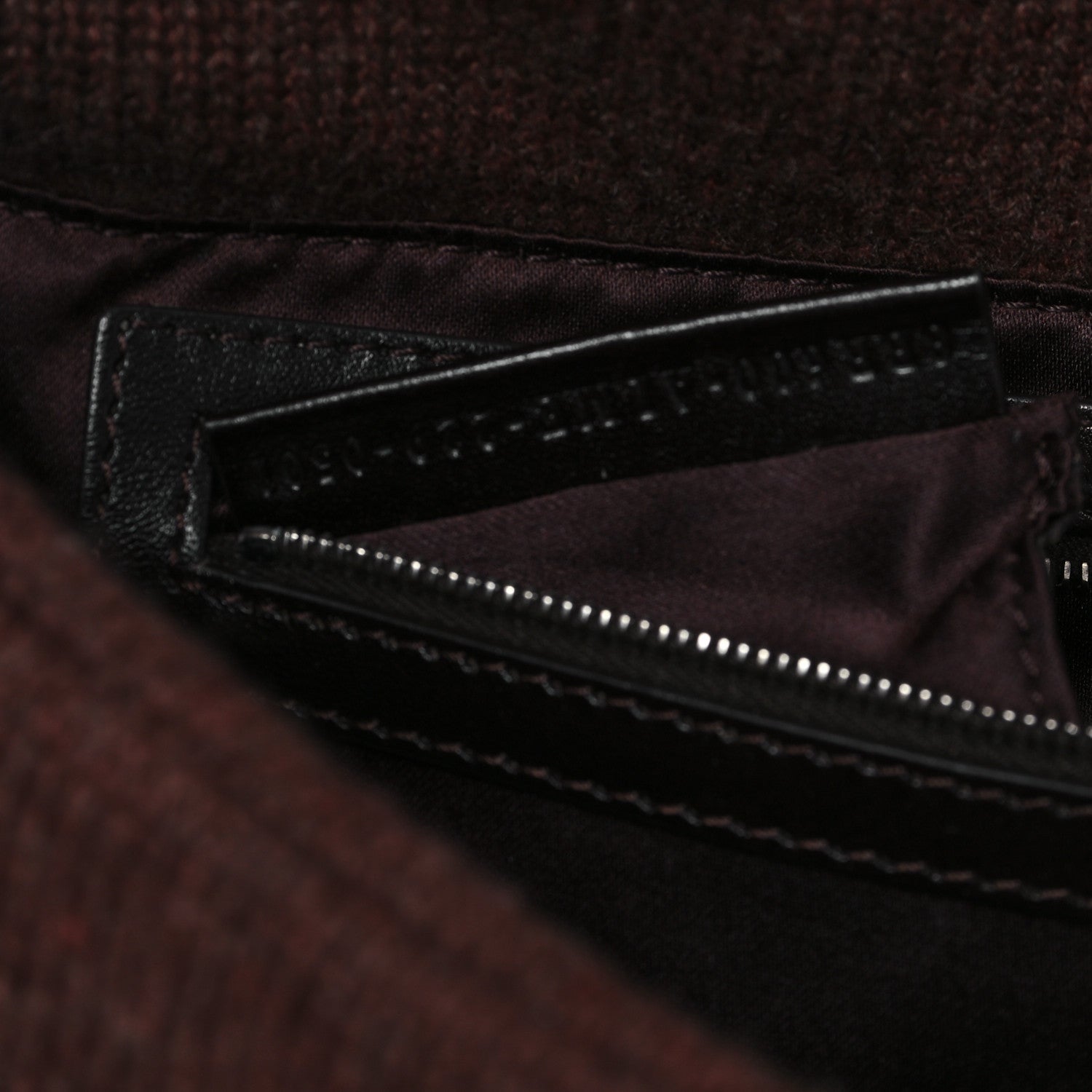 Fendi Cashmere Vitello Grace Baguette Brown 7 of 11