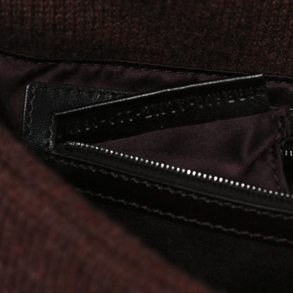 Fendi Cashmere Vitello Grace Baguette Brown 7 of 11