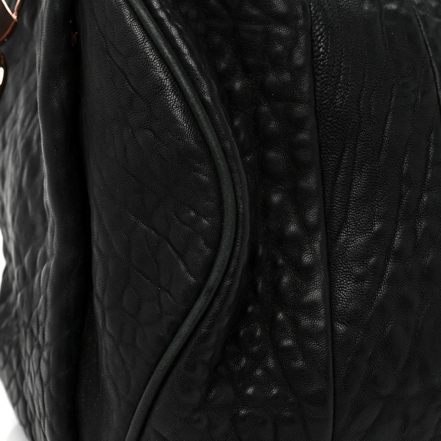 Alexander Wang Pebbled Lambskin Rockie Black Rose Gold Hardware 14 of 16