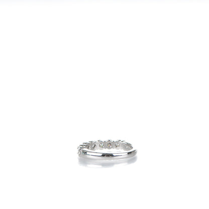 Tiffany Platinum Diamond .85ctw 3.5mm Embrace Half Circle Band Ring 50 5.5 3 of 5