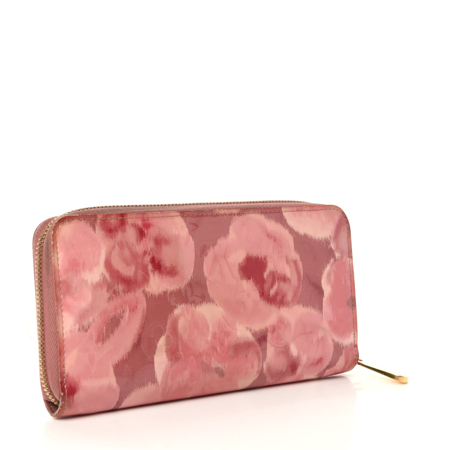 Vernis Ikat Zippy Wallet Rose Velours