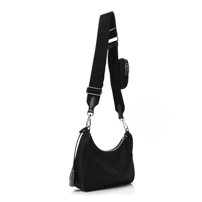 Prada Re-Nylon Saffiano Re-Edition 2005 Shoulder Bag Black 3 of 10
