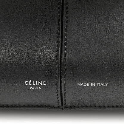 Celine Baby Grained Calfskin Medium Tri-Fold Bag Black 6 of 18