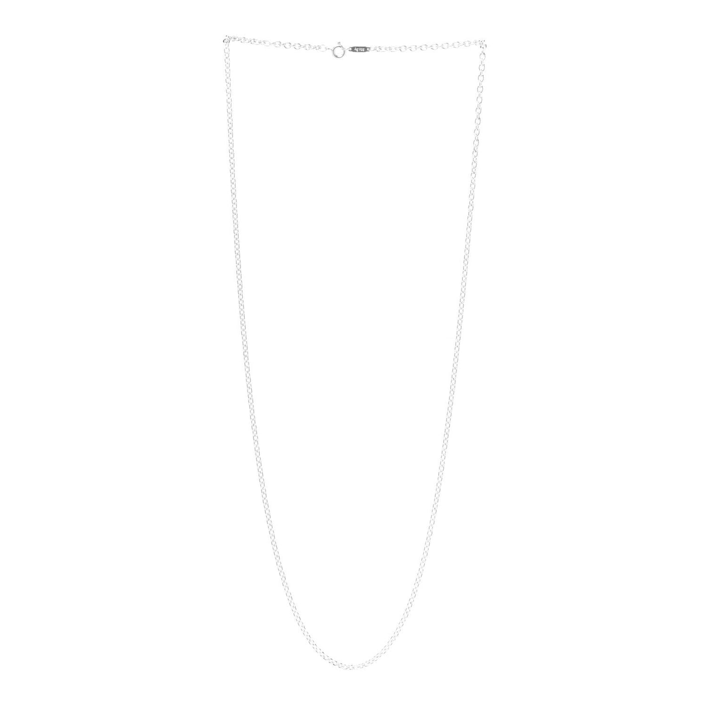 Sterling Silver Chain Necklace 24"