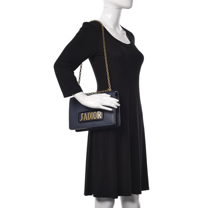 Christian Dior Calfskin J'Adior Chain Flap Bag Navy Blue 2 of 11