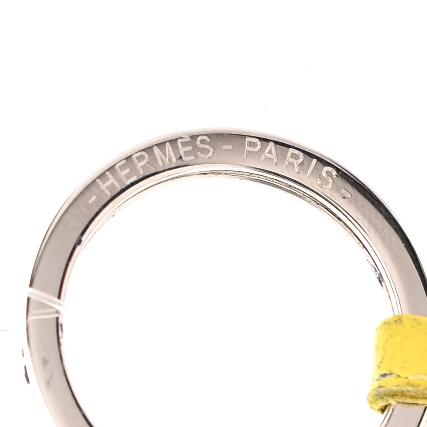 Hermes Lambskin Carmen Uno-Dos Key Holder Lime Rose Pourpre 4 of 10