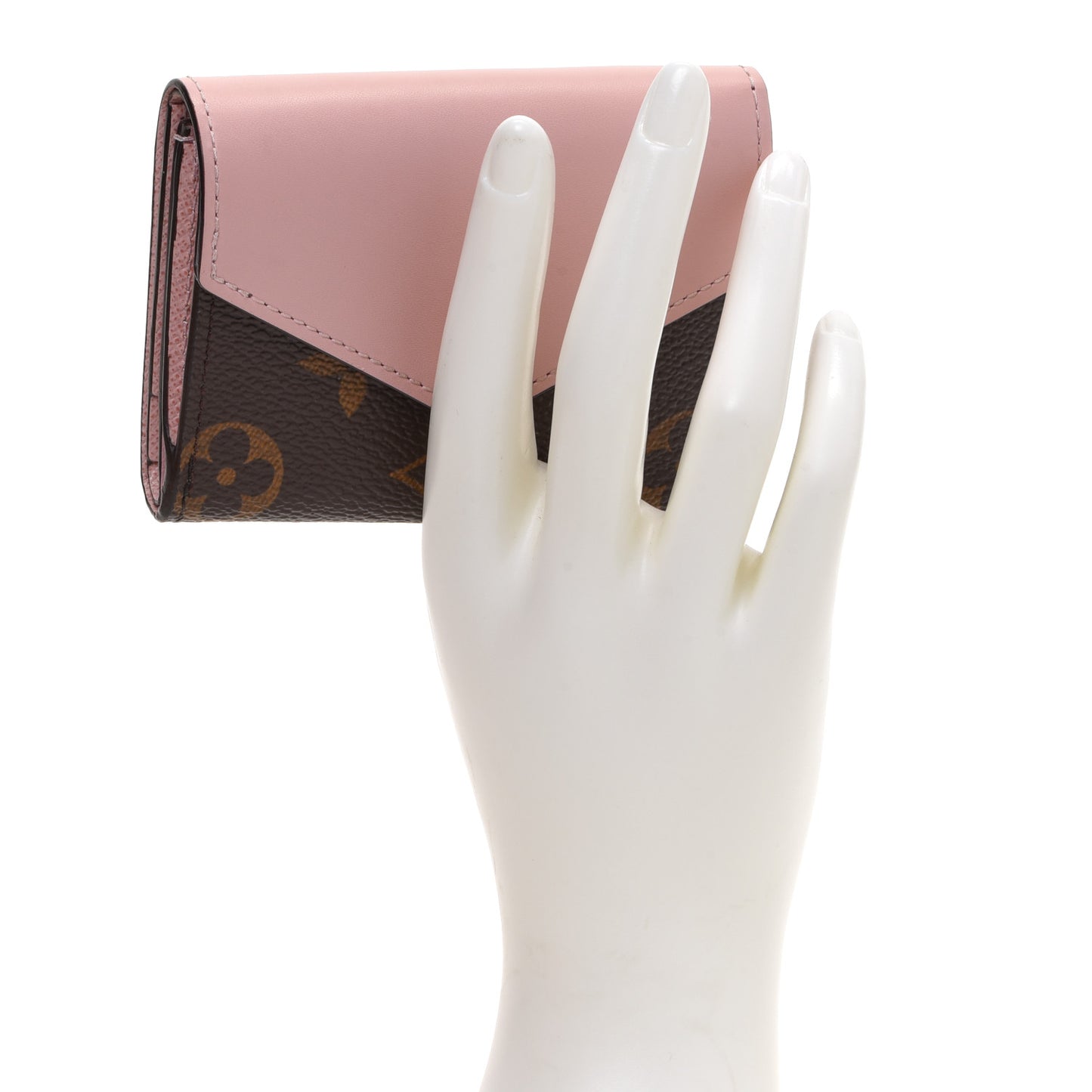 Monogram Zoe Wallet Rose Ballerine