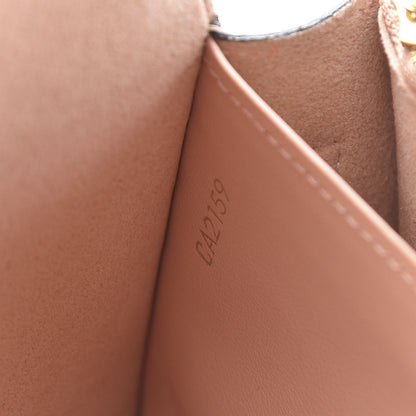 Louis Vuitton Damier Ebene Vavin Chain Wallet Creme 7 of 12