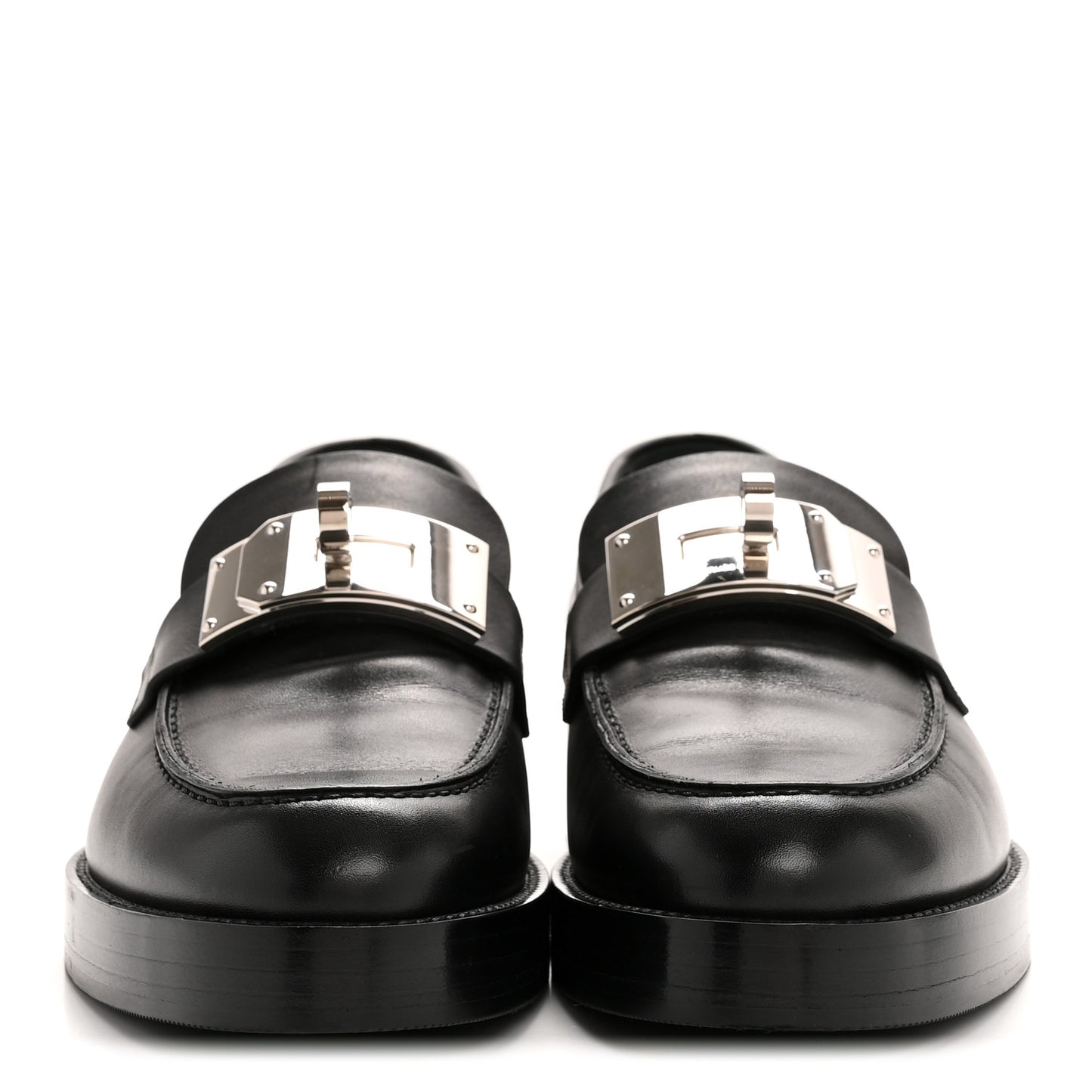 Calfskin Womens Hot Loafer 40 Black