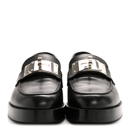 Hermes Calfskin Womens Hot Loafer 40 Black 3 of 11