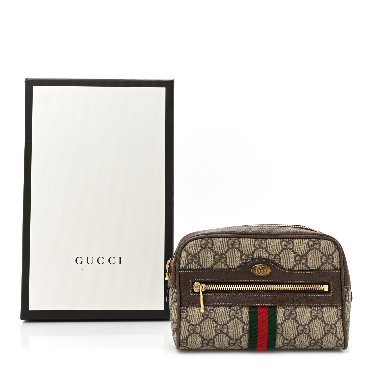 Gucci GG Supreme Monogram Web Small Ophidia Belt Bag 85 34 Dark Brown 11 of 11