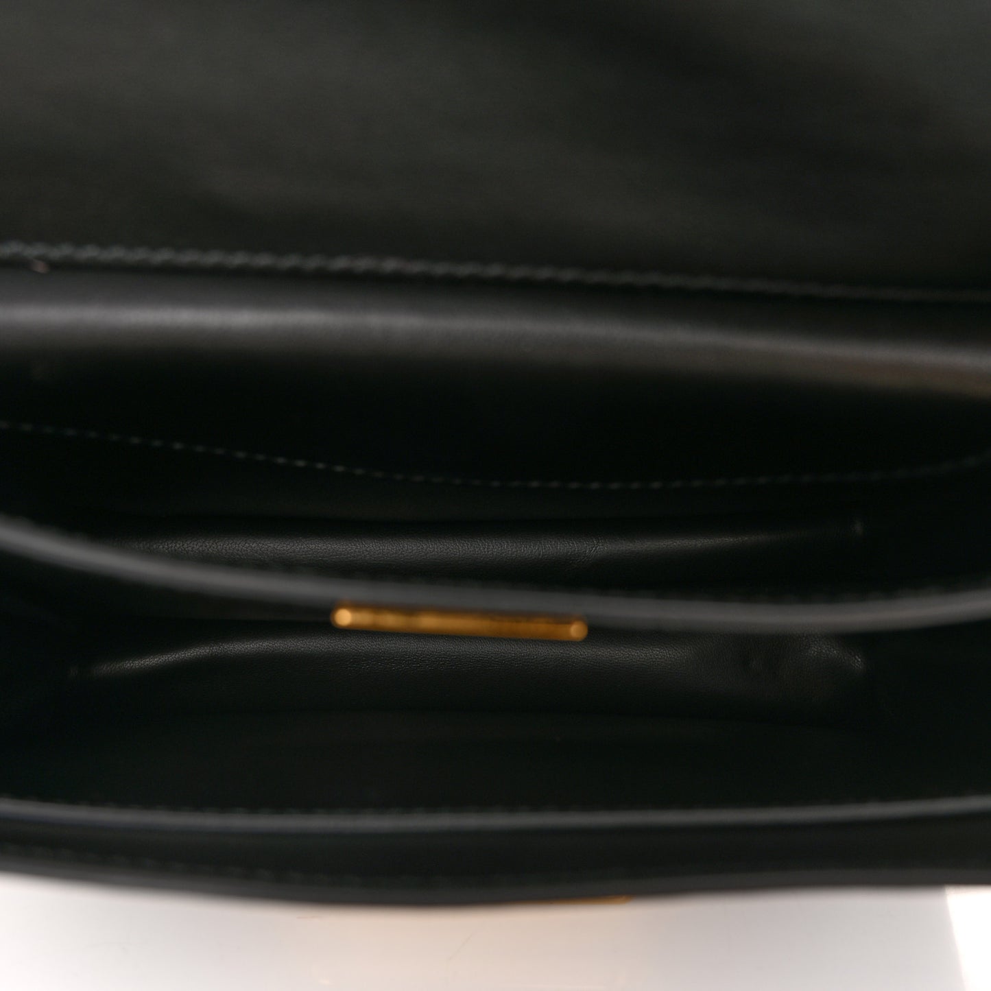 Calf Hair Cahier Shoulder Bag Loto Black