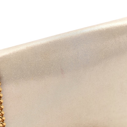 Saint Laurent Metallic Fabric Medium Monogram Kate Satchel Gold 12 of 19