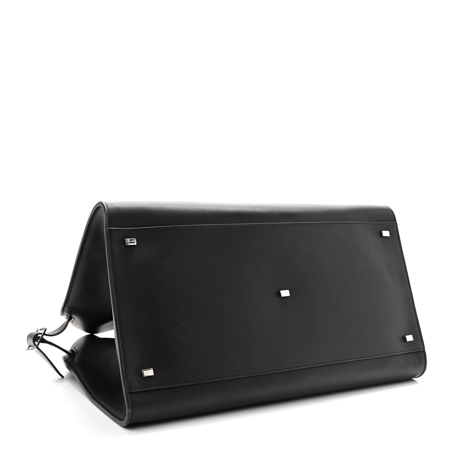 Polished Saddle Calfskin Soft Margaux 17 Black