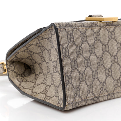 Balenciaga X GUCCI GG Supreme Monogram Small Hourglass Top Handle Bag Beige Ebony 10 of 11