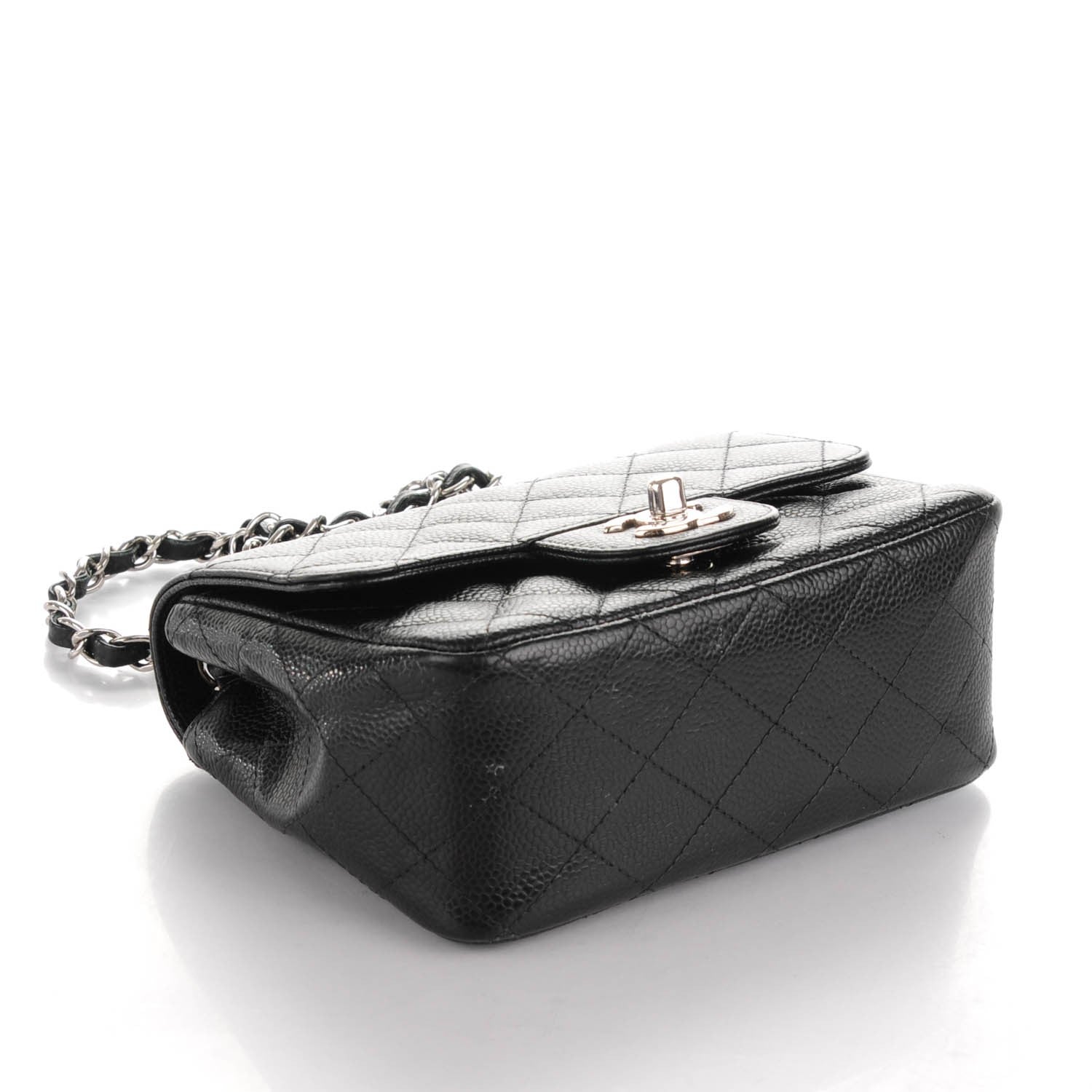 Chanel Caviar Quilted Mini Square Flap Black 4 of 9