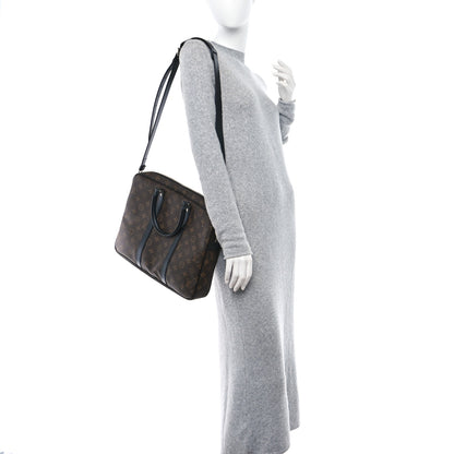 Louis Vuitton LOUIS VUITTON Monogram Macassar Porte-Documents Voyage PM 2 of 8