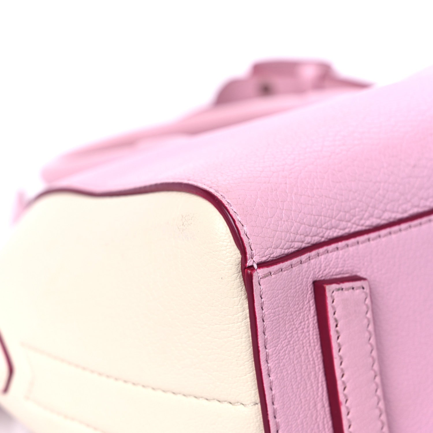 Givenchy Sugar Goatskin Mini Tri-Color Antigona Bright Pink White Fuchsia 7 of 16