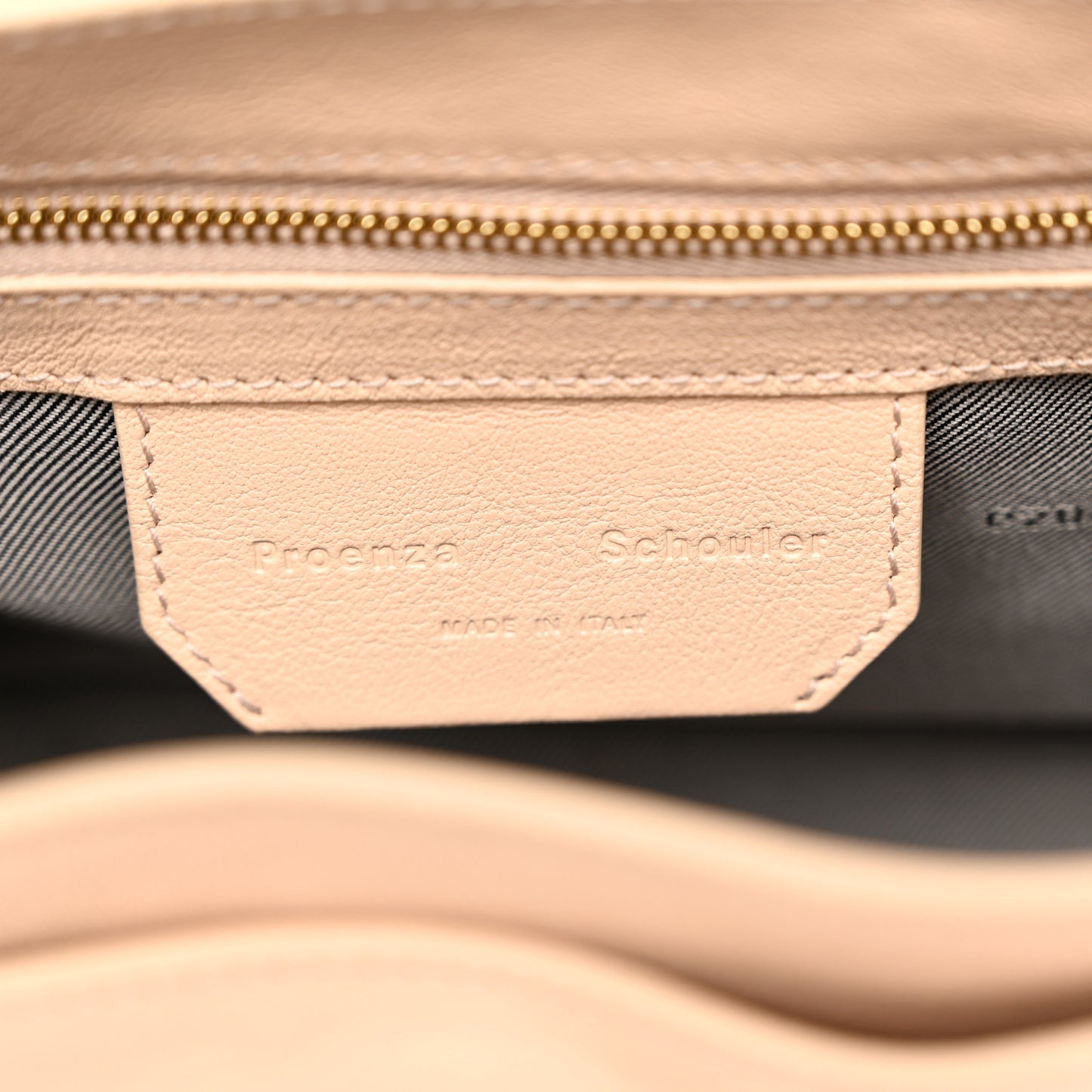 Lambskin Tiny PS1 Satchel Nude