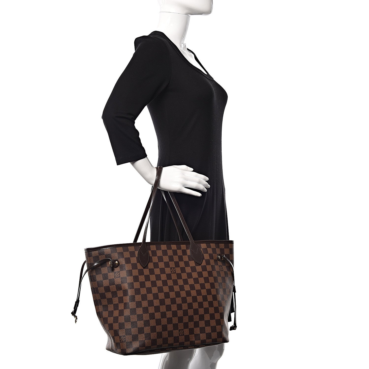 Louis Vuitton Damier Ebene Neo Neverfull MM 2 of 24