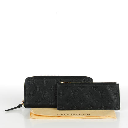 Louis Vuitton Empreinte Clemence Wallet Black 5 of 8