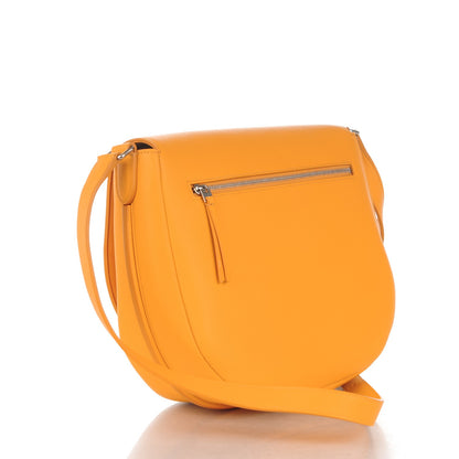 Celine Grained Calfskin Trotteur Messenger Saffron 3 of 8