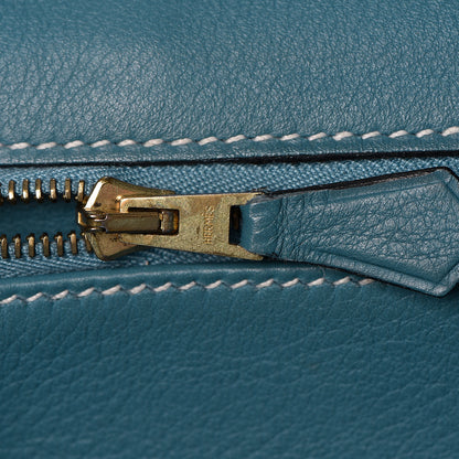 Hermes Swift Birkin 35 Blue Jean 17 of 55