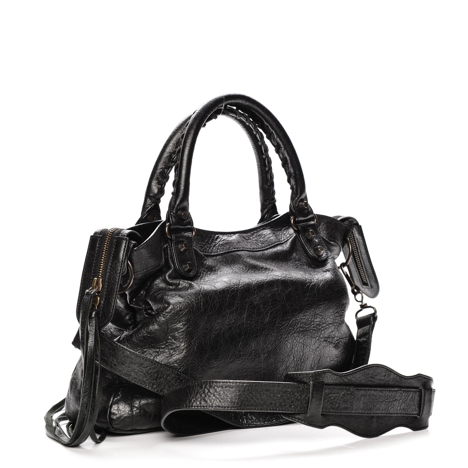 Balenciaga Agneau Classic Hardware Town Black 3 of 7