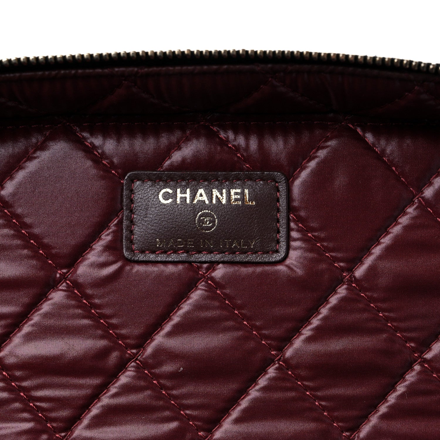 Chanel Lambskin Quilted Vanity Pouch Black 6 of 9