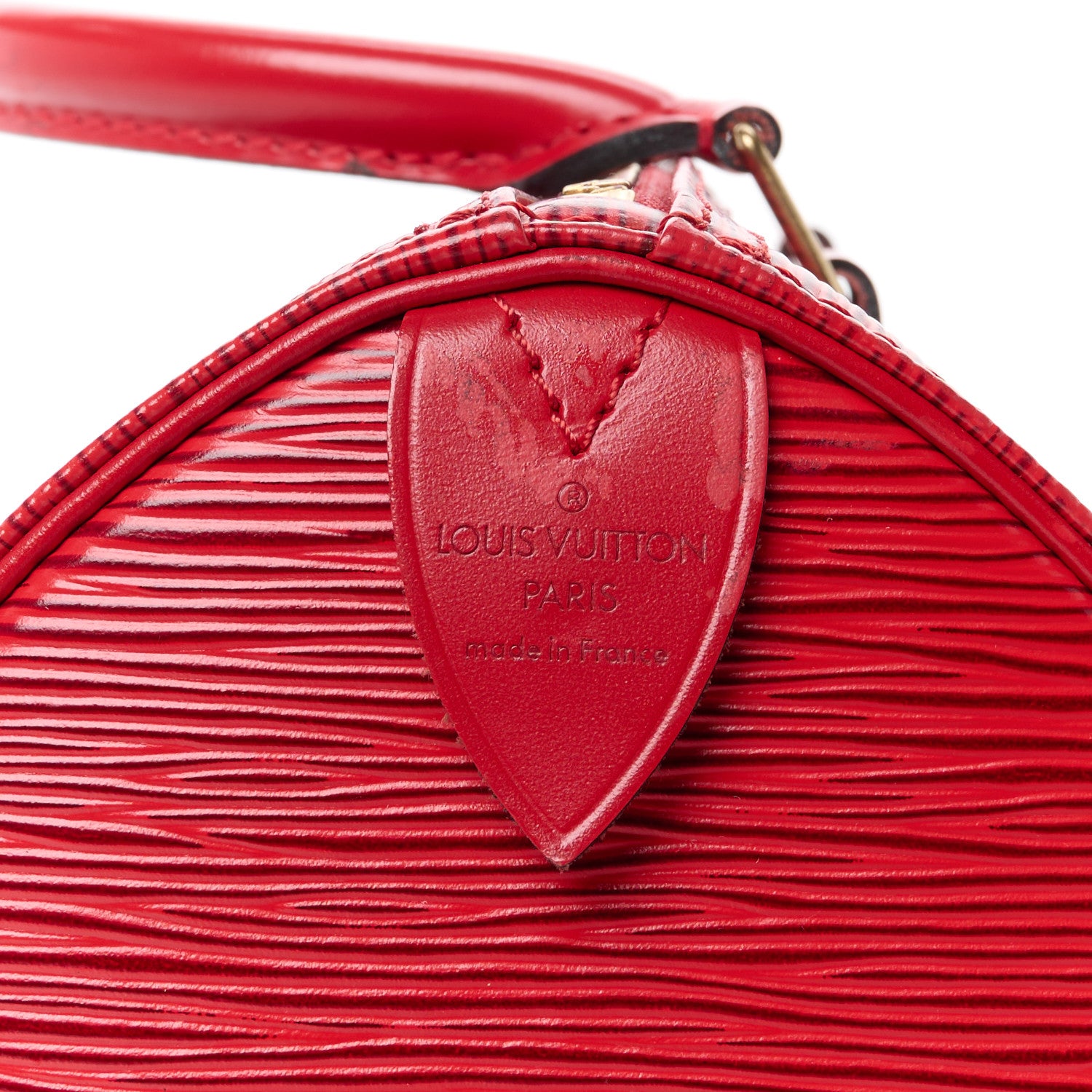 Louis Vuitton Epi Speedy 25 Castillan Red 8 of 11