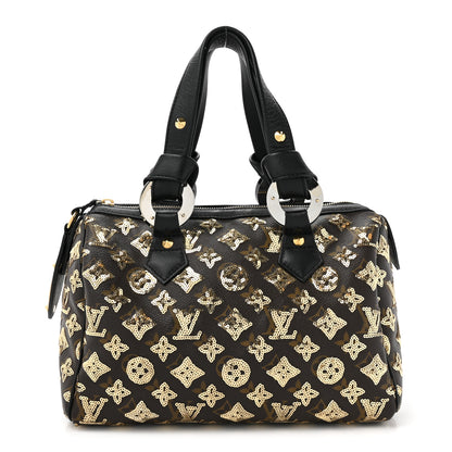 Louis Vuitton Monogram Sequins Eclipse Speedy 28 Gold 1 of 13