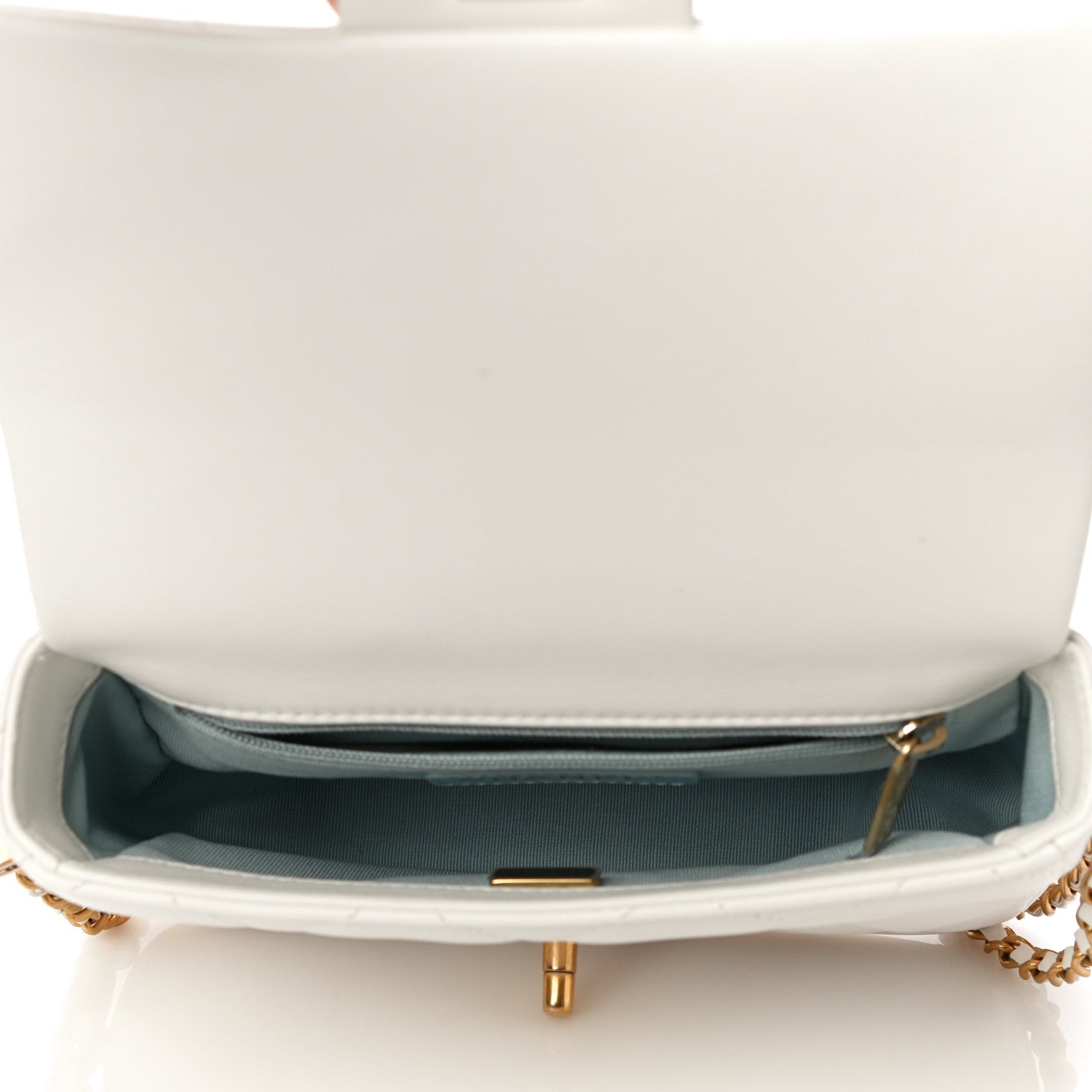 Chanel Lambskin Quilted Mini My Perfect Flap White 5 of 11