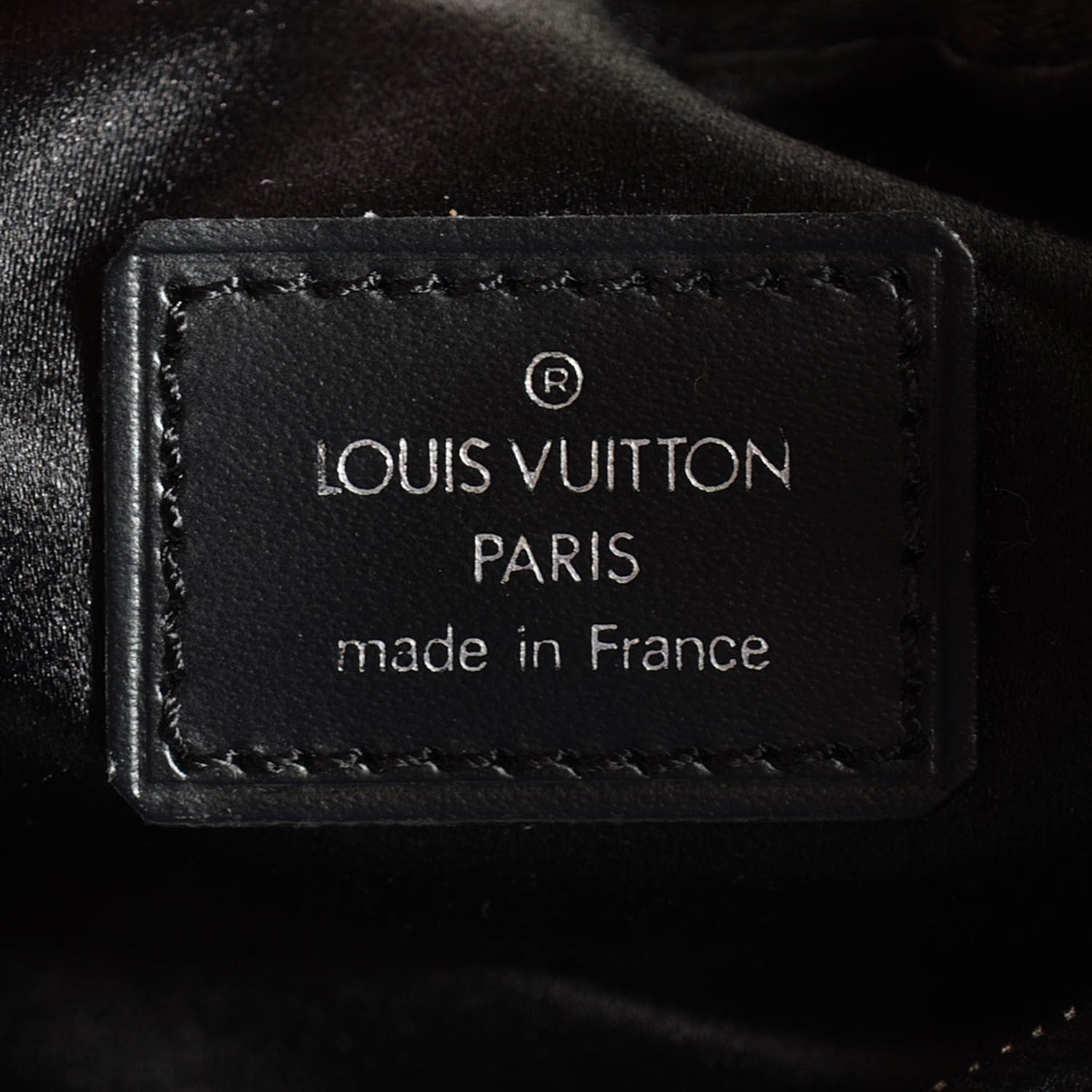 Louis Vuitton Satin Monogram Little Boulogne Black 6 of 7