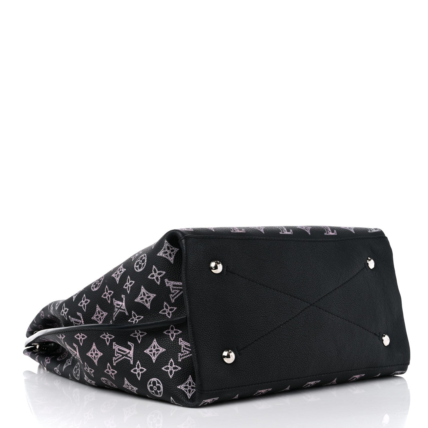 Louis Vuitton Mahina Carmel Hobo PM Black 4 of 8