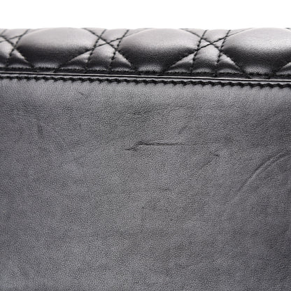 Christian Dior Lambskin Cannage Medium Lady Dior Black 10 of 11