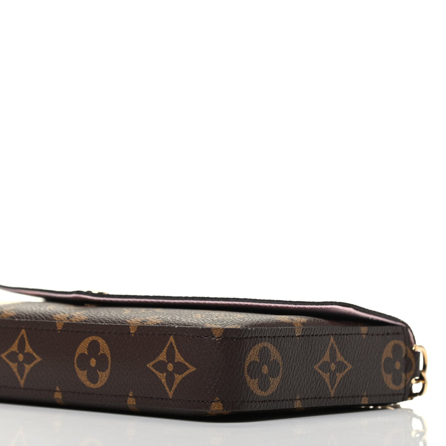 Monogram My LV World Tour Pochette Felicie Chain Wallet Rose Ballerine