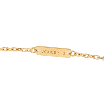 Van Cleef & Arpels 18K Yellow Gold Black Onyx Vintage Alhambra Pendant Necklace 4 of 5