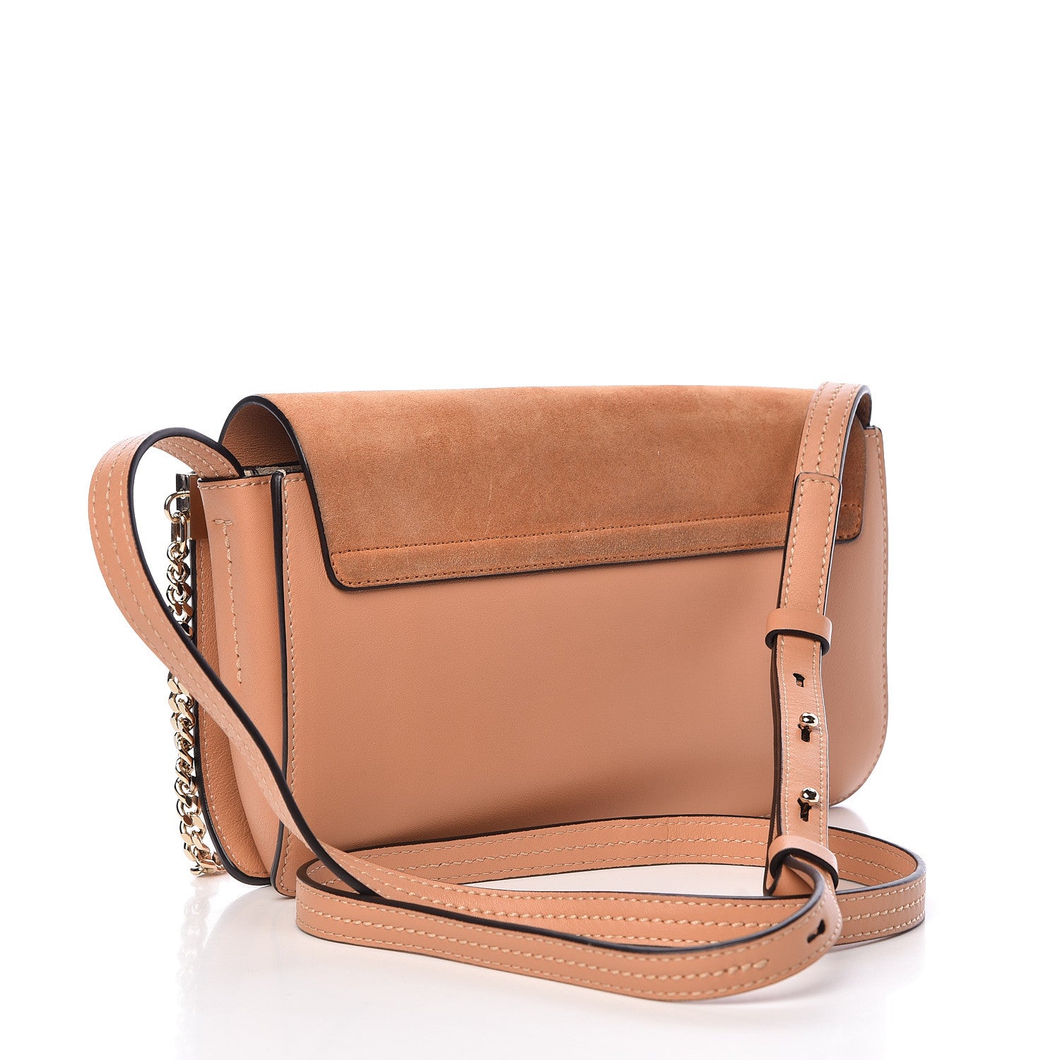 Chloe Suede Calfskin Small Faye Shoulder Bag Blushy Pink 3 of 12