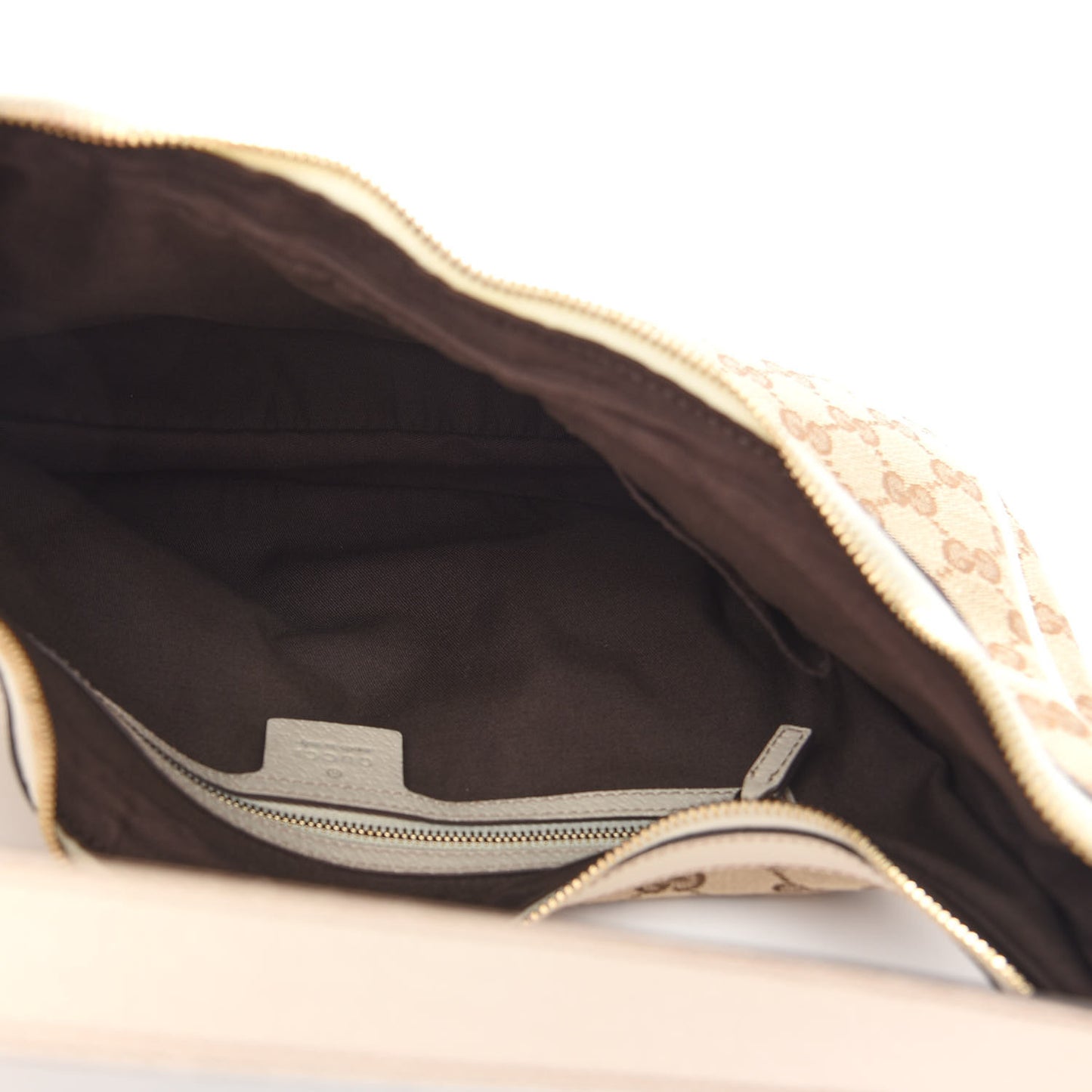 GG Monogram Medium Charmy Hobo Off White