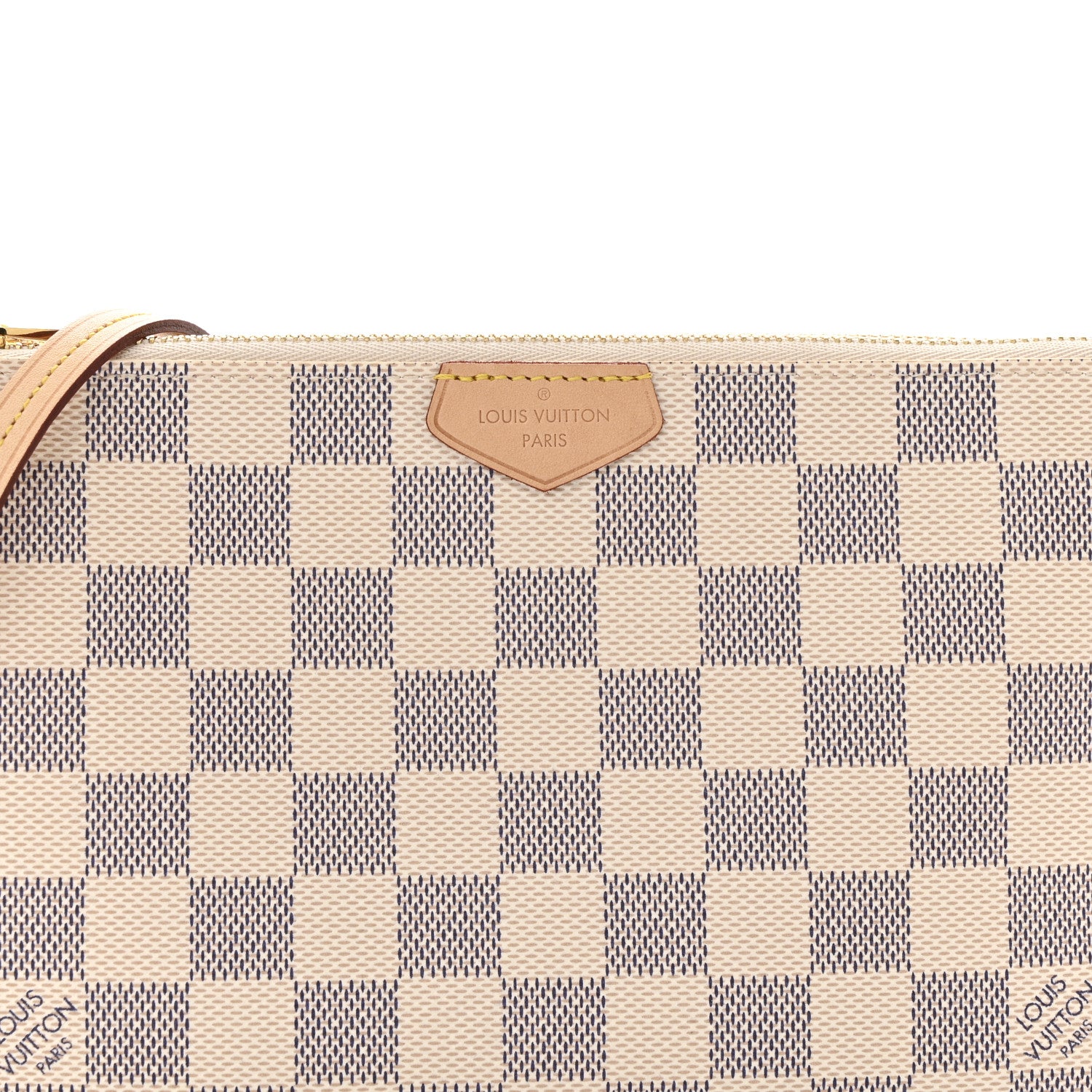 Louis Vuitton Damier Azur Double Zip Pochette 8 of 12