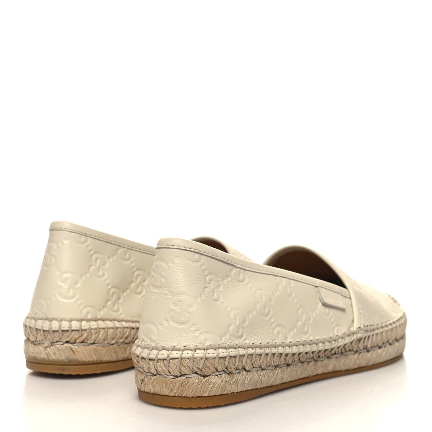 Gucci Guccissima Signature Espadrilles 37 Mystic White 4 of 9