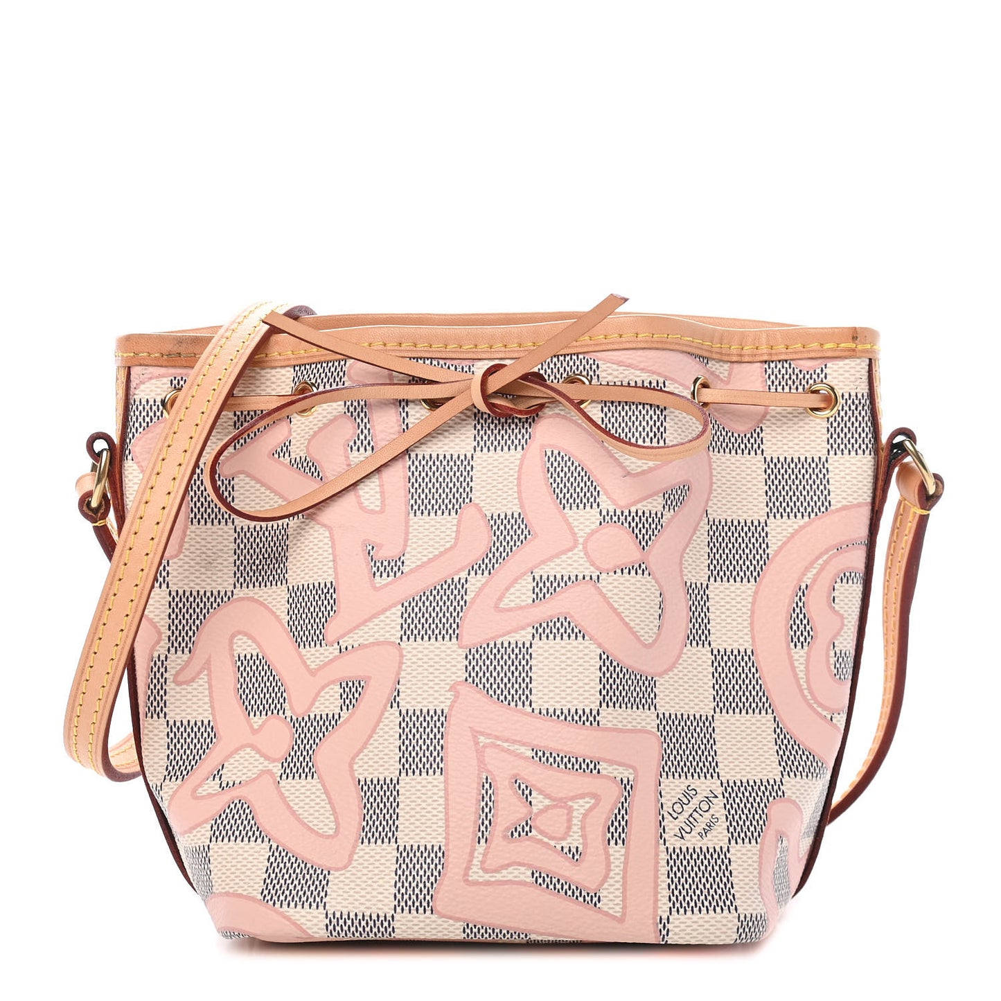Damier Azur Tahitienne Nano Noe Rose Ballerine