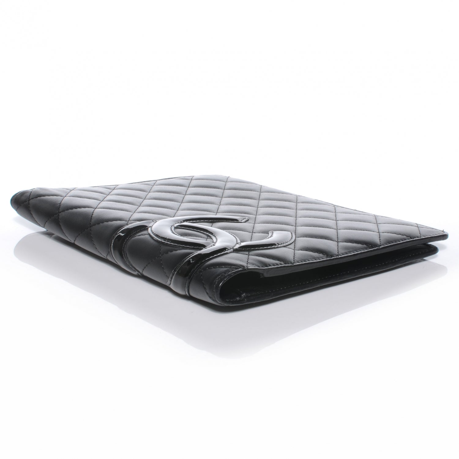 Chanel Calfskin Quilted Large Cambon Agenda Planner Black 4 of 8
