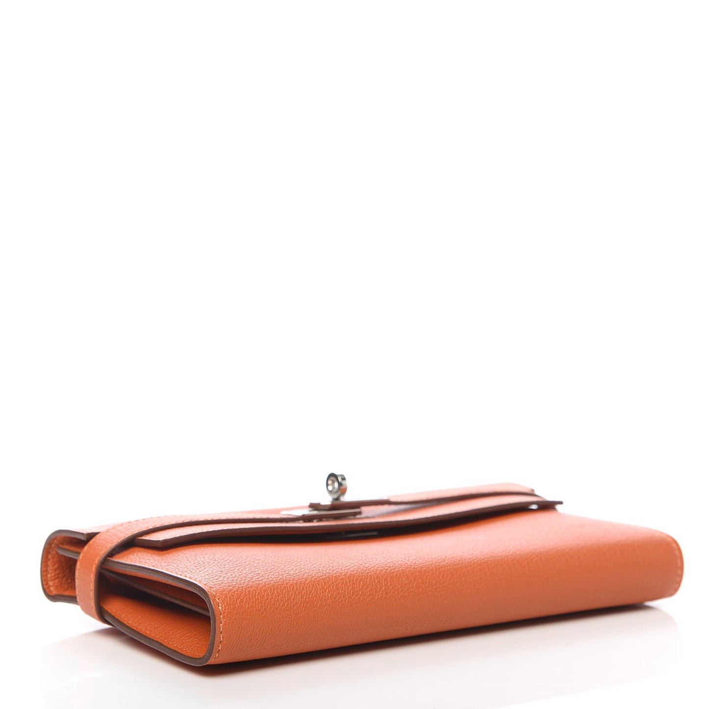 Chevre Mysore Kelly Longue Wallet Orange