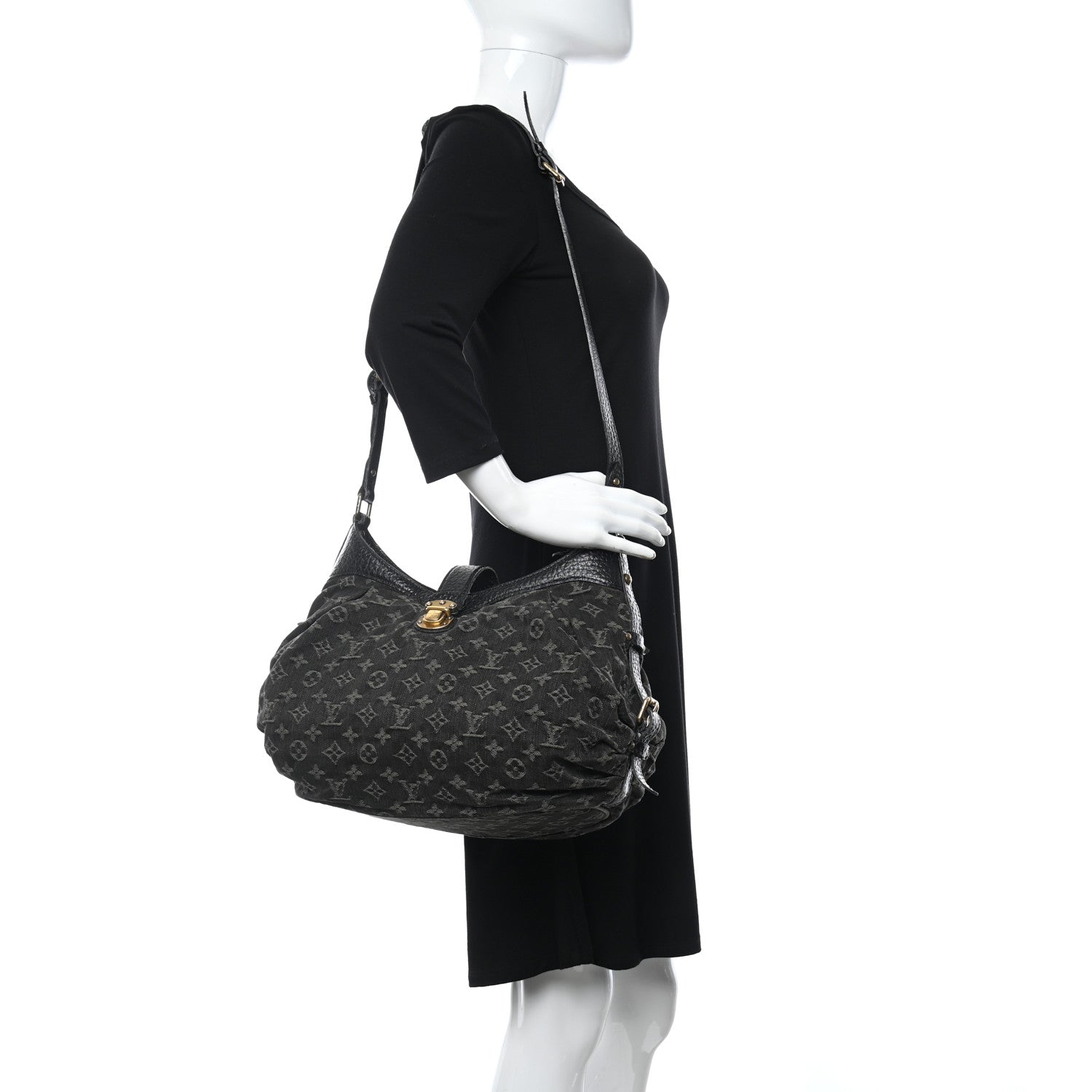 Louis Vuitton Denim Mahina XS Black 3 of 9